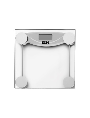 Bascula de baño digital transparente máximo 180 kg