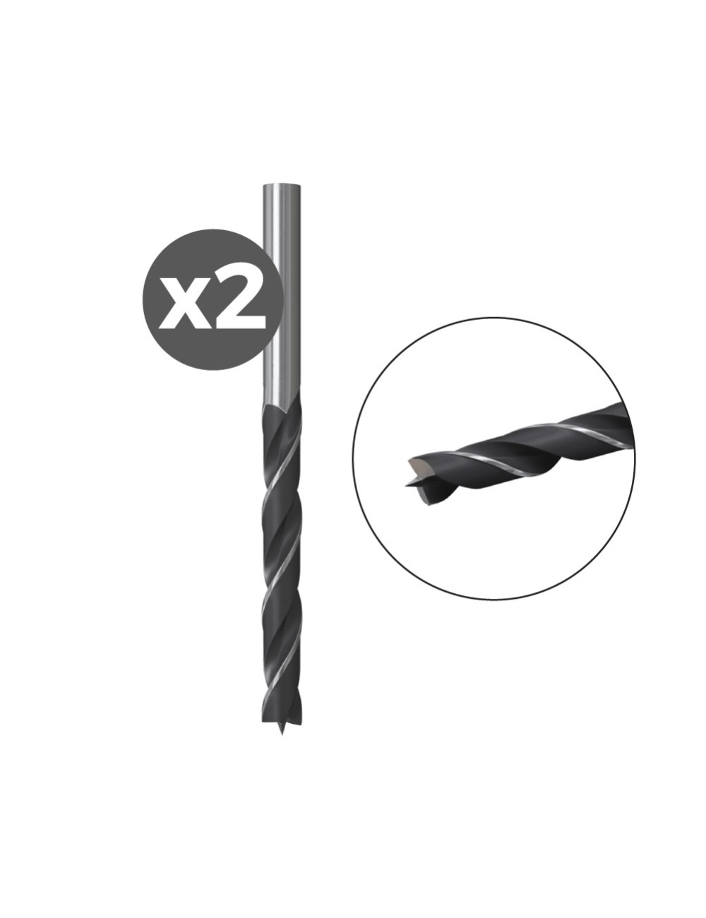 Brocas madera hb 4 , 2 uds