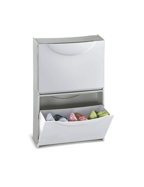 Zapatero modulable blanco 51 x 19 x 39 cm
