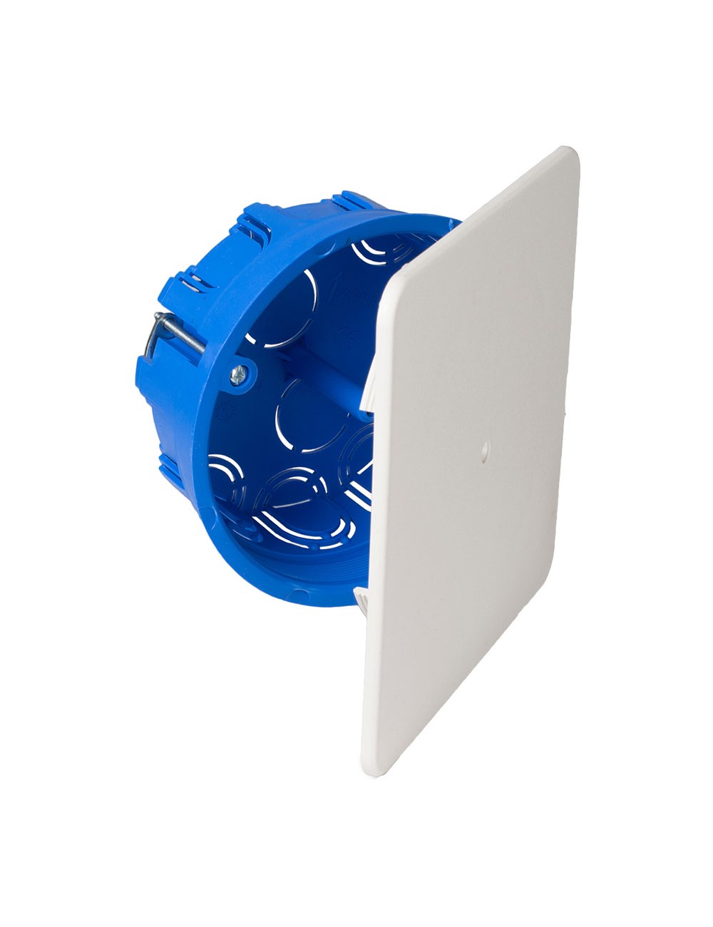 Caja de empalme cuadrada tabiques huecos ø100 x 46 mm