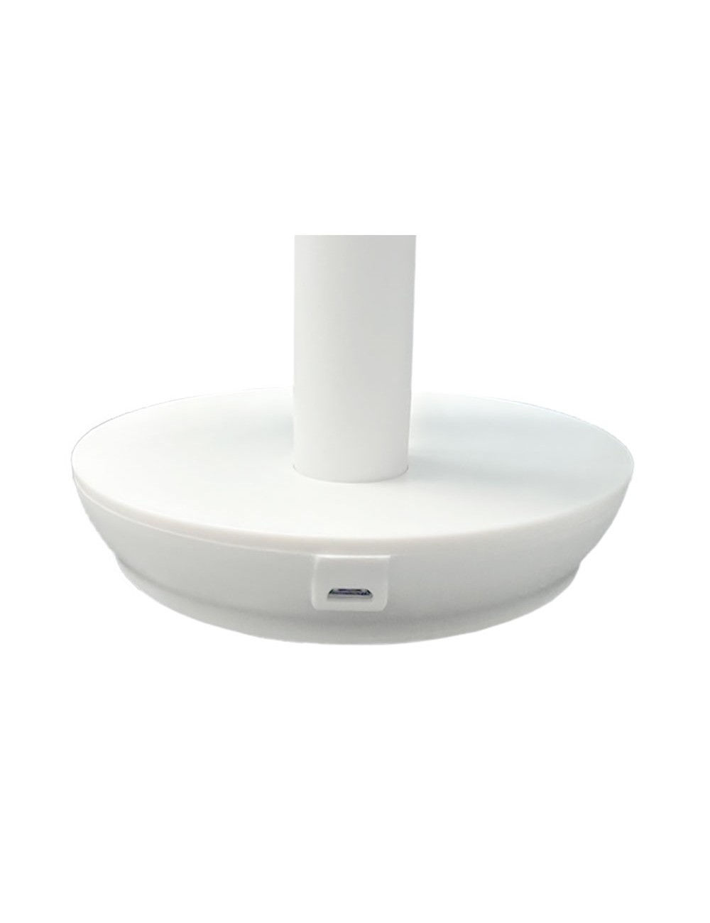 Ventilador de sobremesa recargable blanco potencia: 5w 31,6 db aspas: ø14,5 cm 17 x 13 x 26 cm