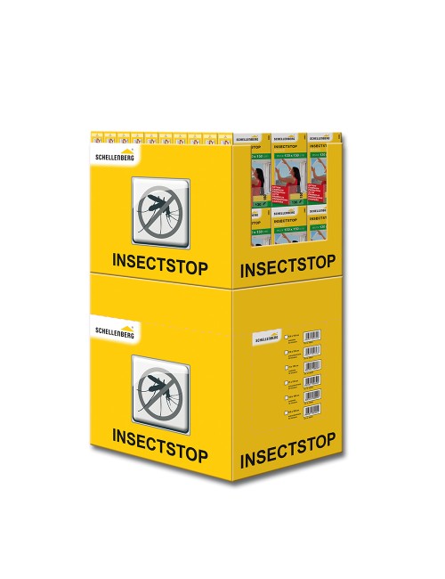 Mosquitera malla con cierre de gancho y bucle blanca 130 x 150 cm