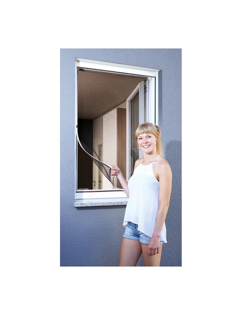 Mosquitera con marco magnetico blanco 120 x 120 cm