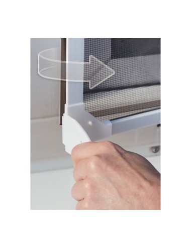 Mosquitera con marco magnetico blanco 120 x 120 cm