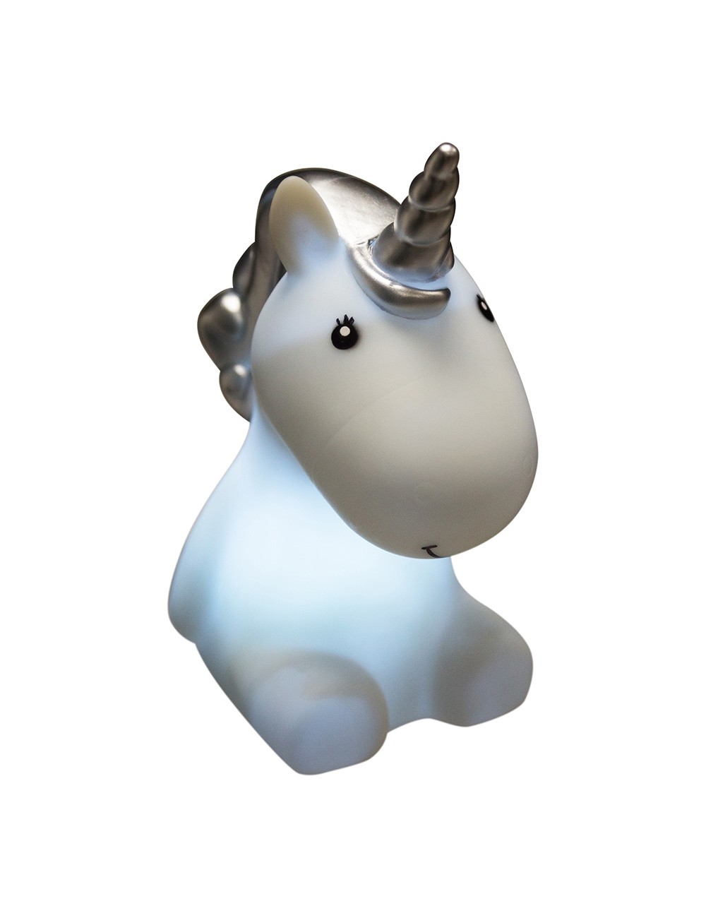 Luz nocturna decorativa led modelo unicornio colores surtidos