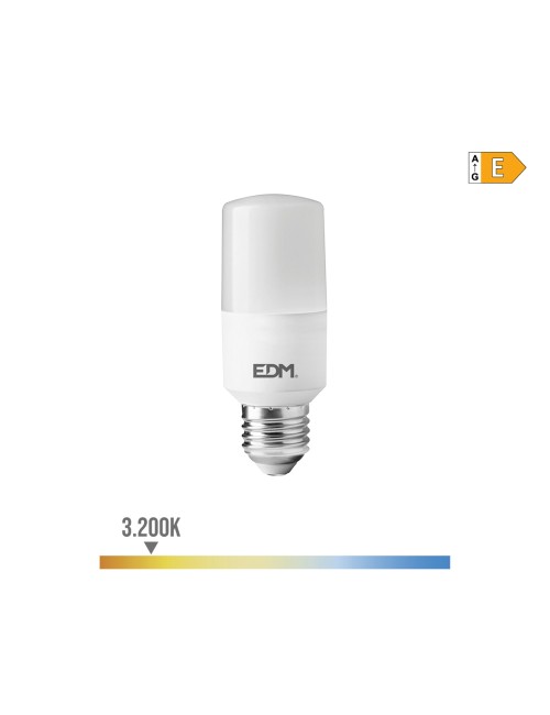 Bombilla tubular led e27 10 w 1100 lm 3200 k luz calida ø4 x 10,7 cm
