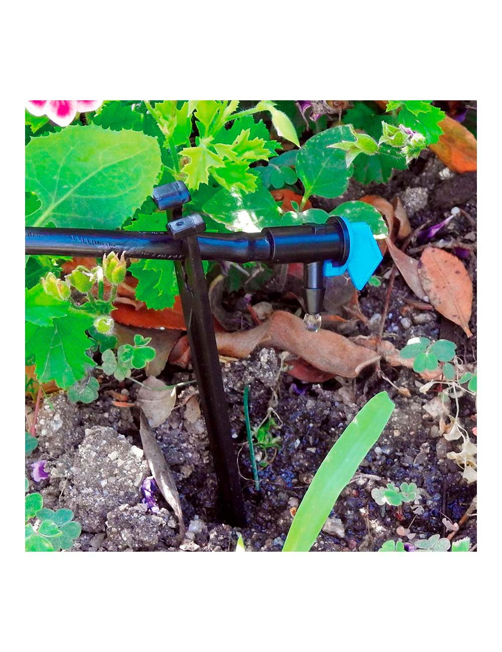 Pack con 10 goteros bandera 8 l/h blue bird