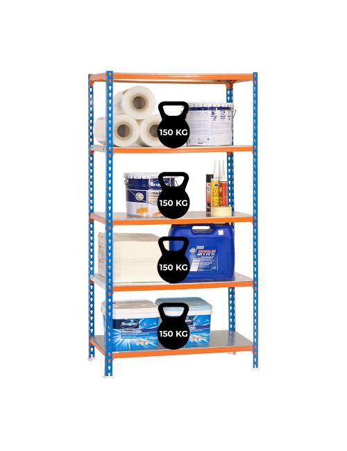 Estanteria metalica sin tornillos simonclick plus 5/500 simon rack