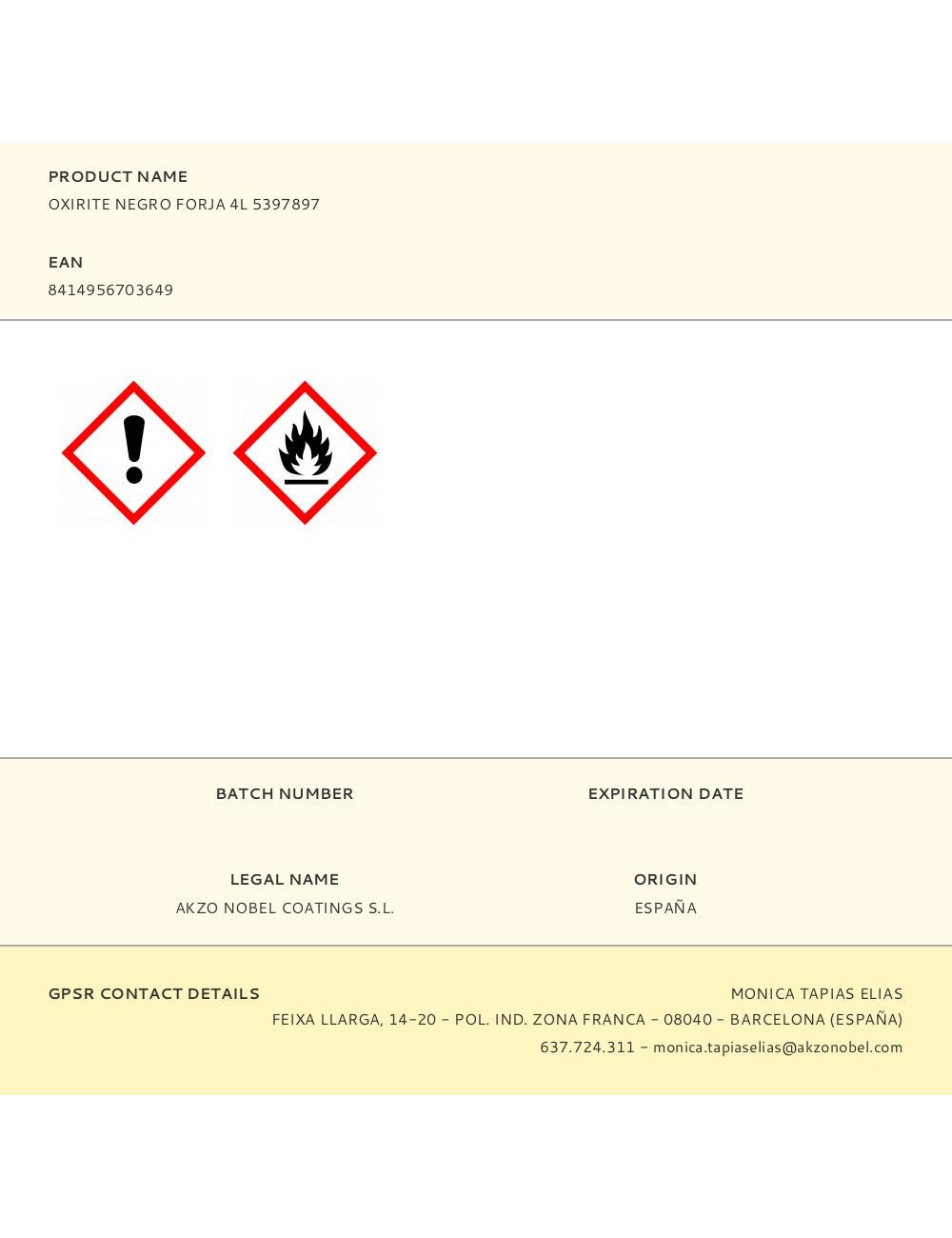 Esmalte antioxidante negro forja 4 l