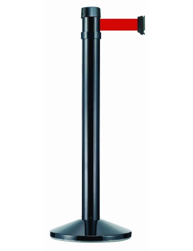 POSTE NEGRO CINTA ROJA 4 MT. RS4BKRE