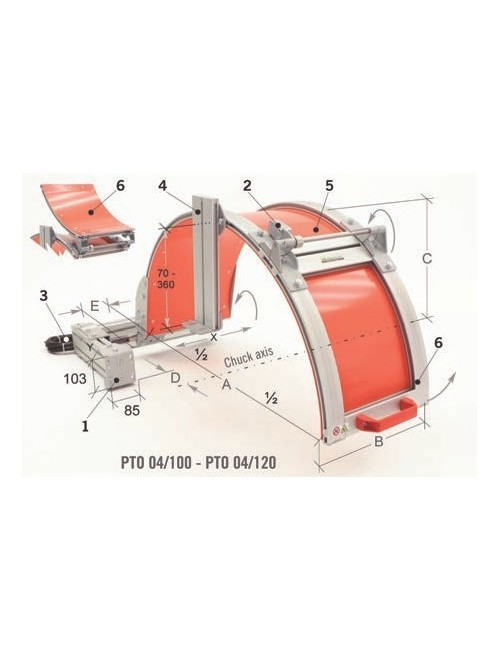 PROTECCION DE TORNO PTO 04/100