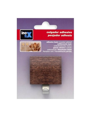 Colgador adhesivo wengue (blister)