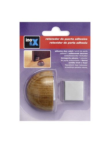 Retenedor madera magnetico adhesivo roble (blister) inofix