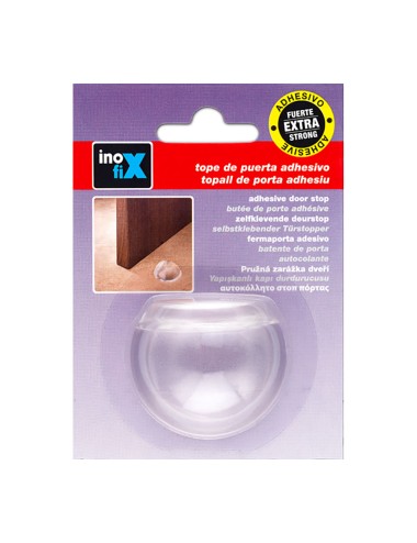 Tope adhesivo semiesferico transparente (blister) inofix