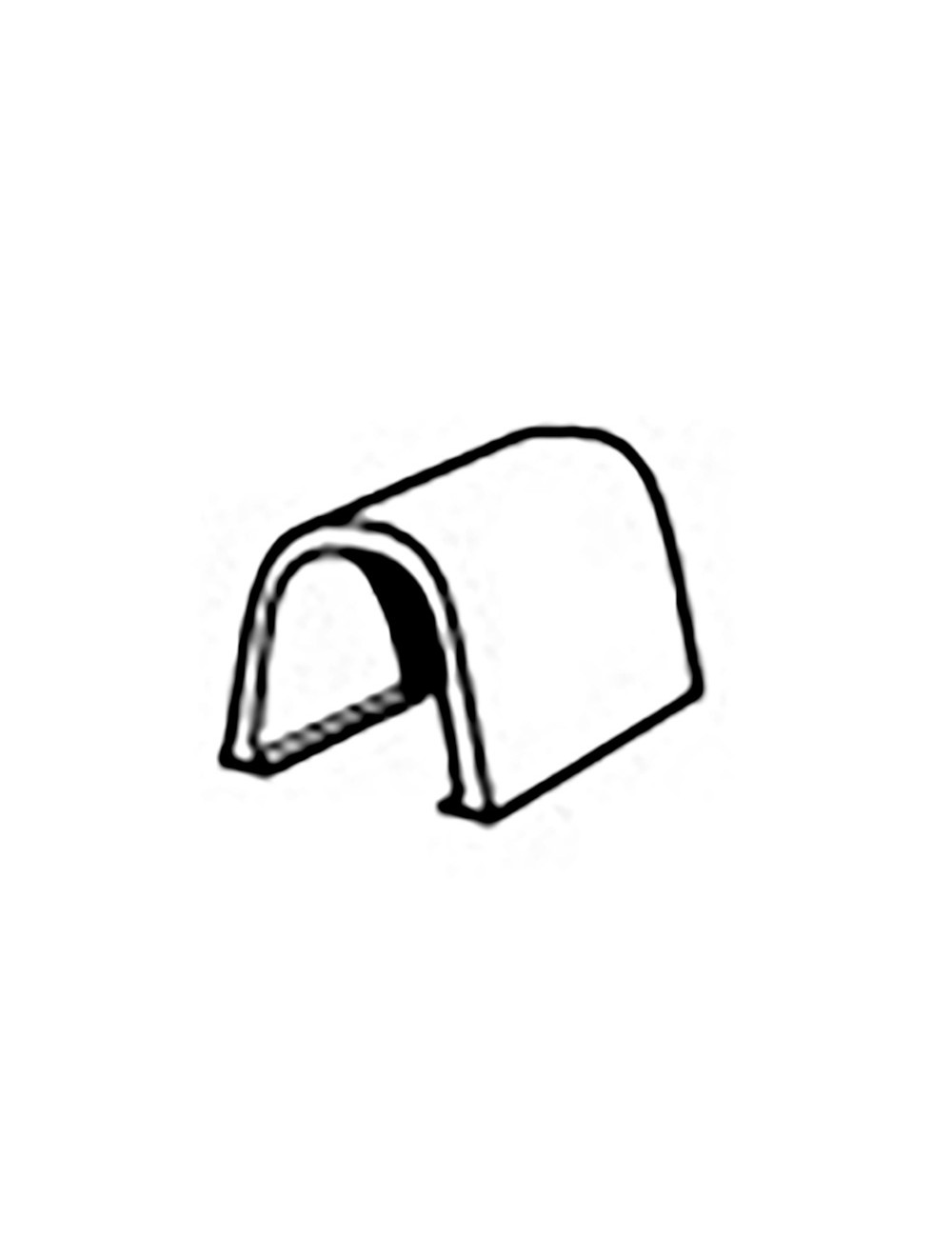 Enlaces recto para cablefix 2200 (blister 10 unid.) inofix