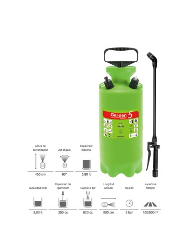 Pulverizador / vaporizador 5 l