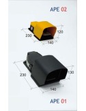 APE 01 INTERRUPTOR DE SEGURIDAD DE PIE ALUMINIO APE 01