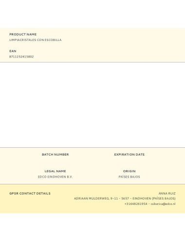 Limpiacristales con escobilla