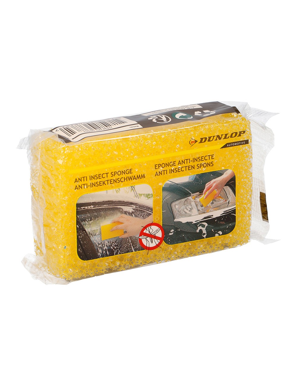 Esponja especial anti-insectos amarilla