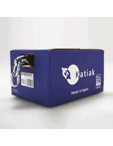 Caja cadena pequeña zincada "l" ø2mm paso 18mm ancho exterior 10.5mm 140m