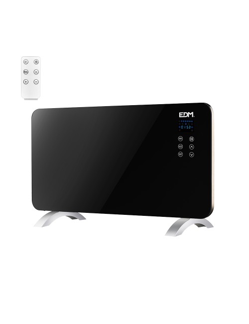 Convector con placa de cristal 1500 w