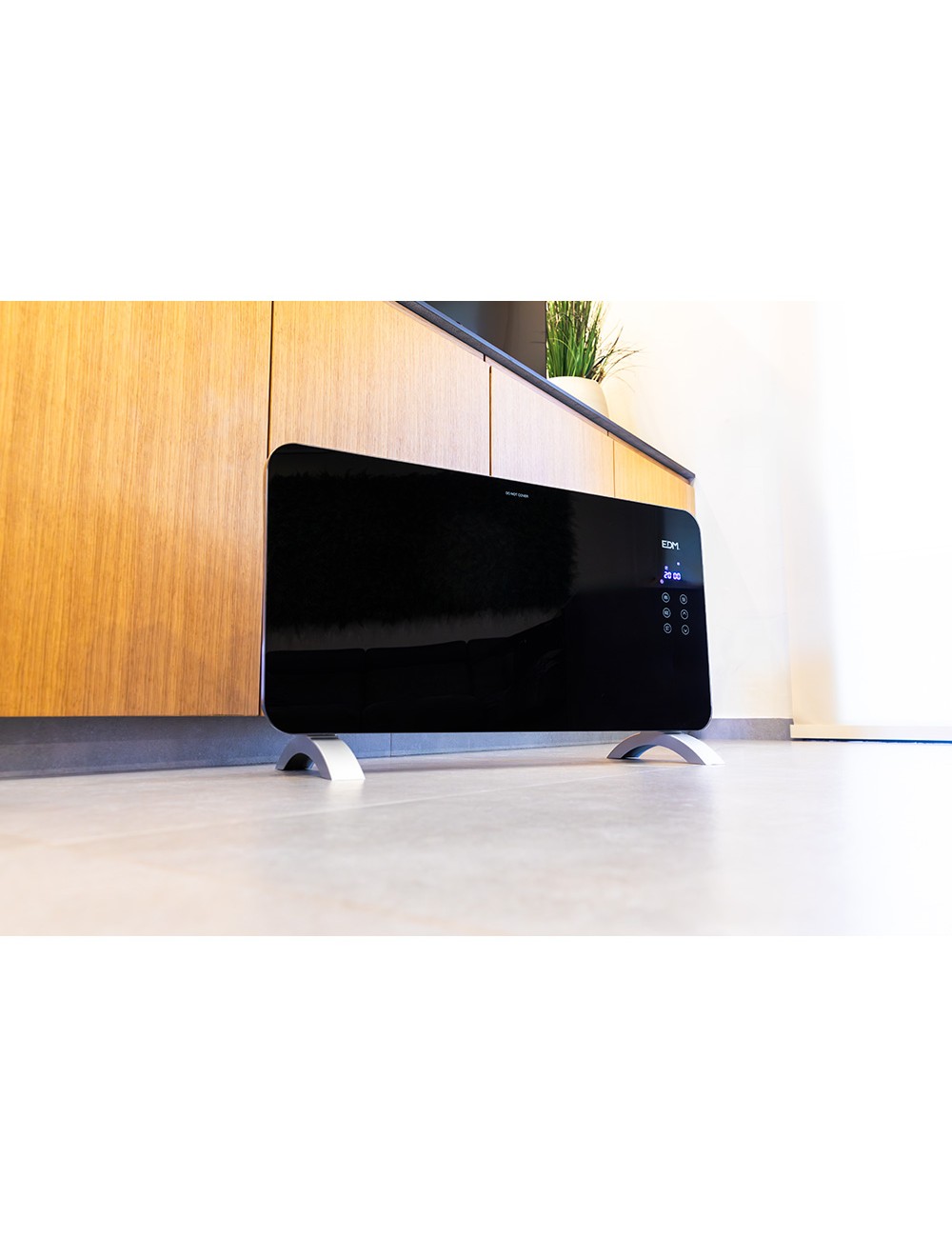 Convector con placa de cristal 2000 w