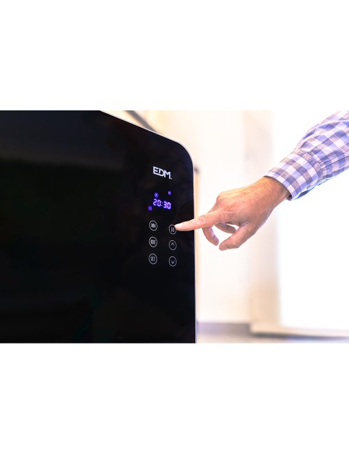 Convector con placa de cristal 2000 w