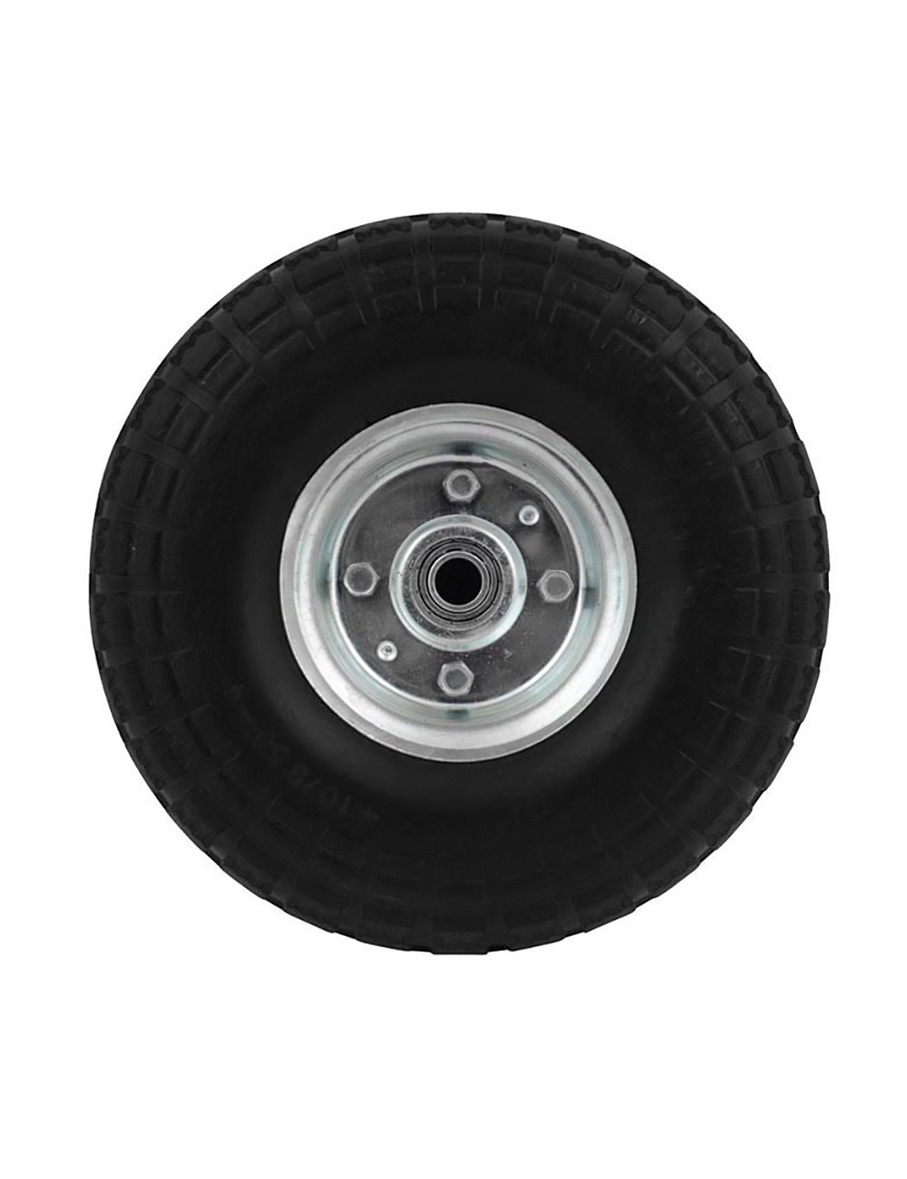 Rueda maciza carretilla ø255 mm, ancho 80 mm, eje ø20 mm