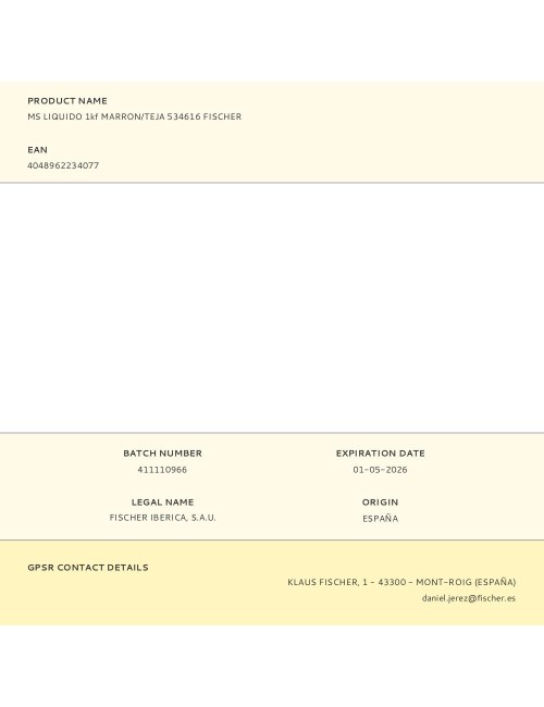 Impermeabilizante ms líquido marrón/teja 1 kg