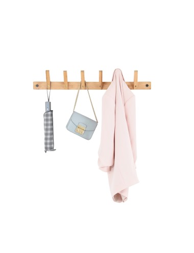 Colgador bambu 2 en 1 (vertical u horizontal) 26 x 7 x 76 - 75 x 12 x 12 cm