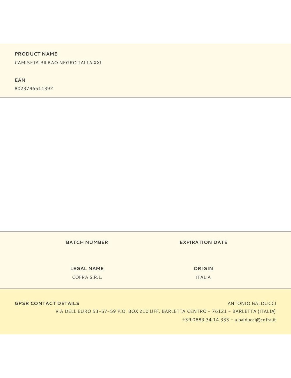 Camiseta bilbao negro talla xxl