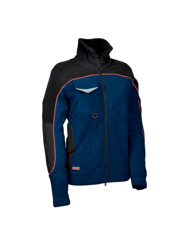 Cazadora woman forro polar rider azul marino negro talla l