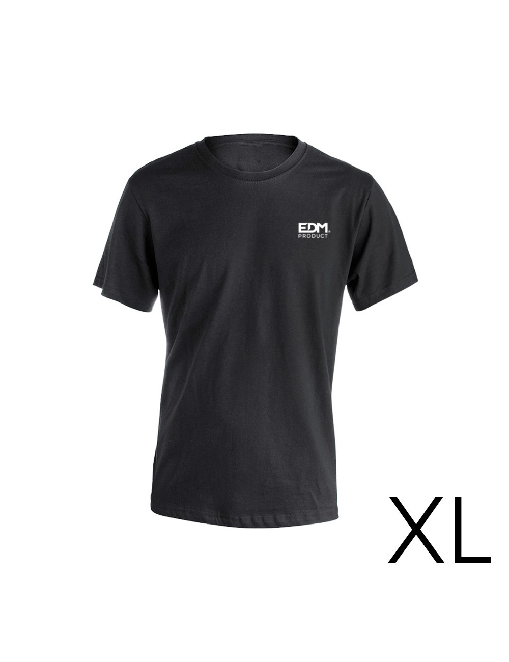 Camiseta negra talla-xl manga corta bordado