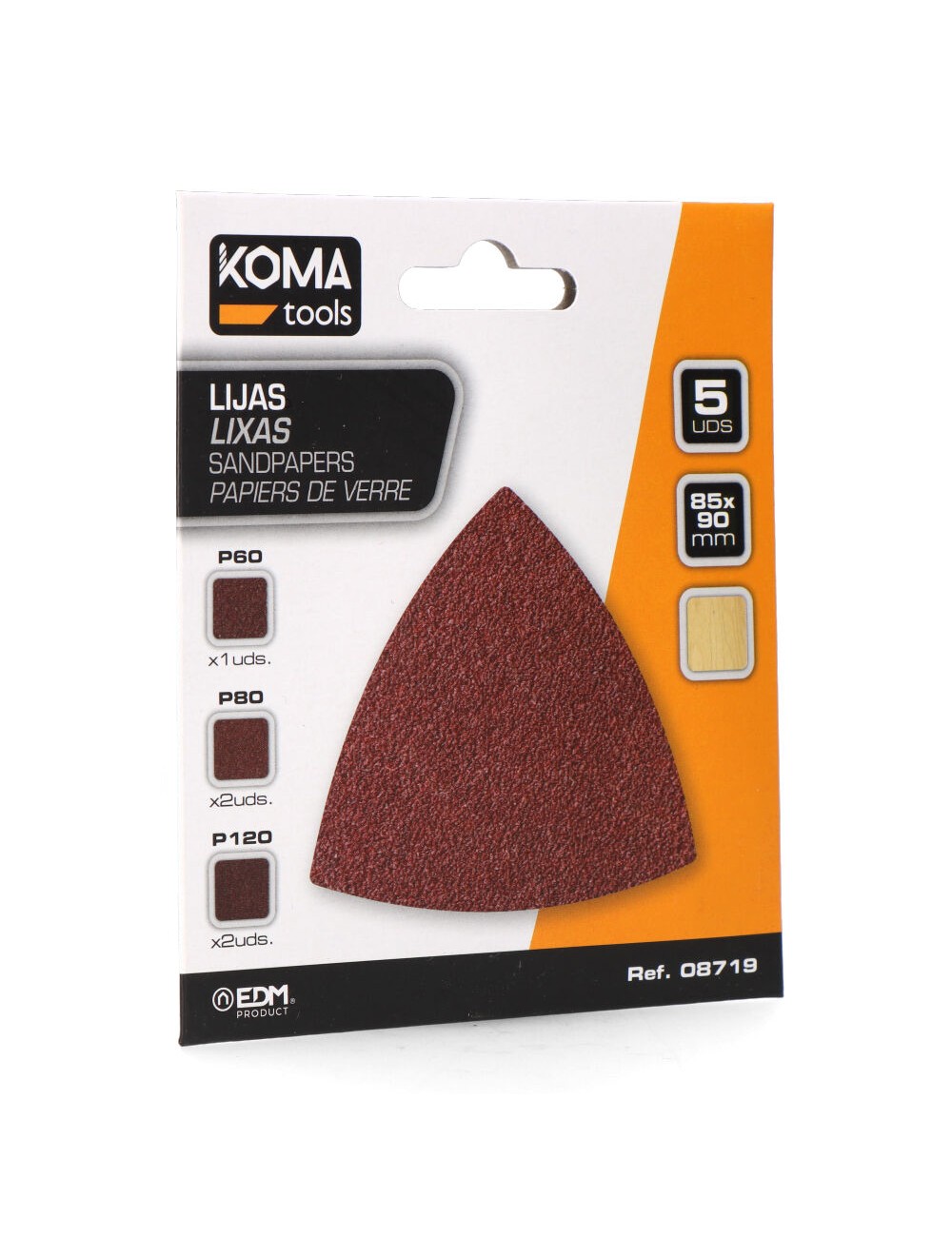 Lijas para multiherramienta 08765, pack 5 uds