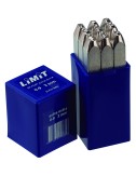 Set de punzones números para acero inoxidable 24433-5MM MARCADOR NUMEROS LIMIT PARA INOX Y METAL 5mm