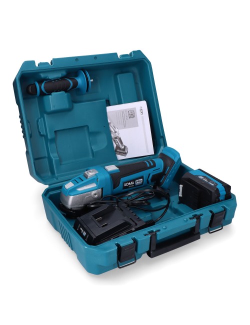 Kit amoladora 20 v con 1 bateria 4.0ah y cargador 08772. 28,9 x 27 cm. pro series battery