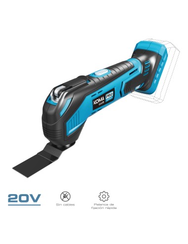 Multiherramienta 20 v (sin batería ni cargador) 31,3 x 11cm