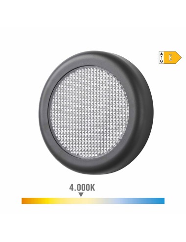 Aplique led redondo 6w 450 lm 4000 k luz dia ip65 ø14 x 2,8 cm