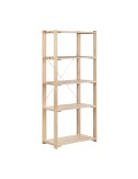 Estanteria alistonada evolution 5 pino macizo 76,5 x 38,5 x 174,5 cm