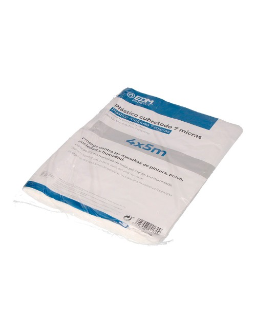 Plástico cubretodo 7 micras 4 x 5 m