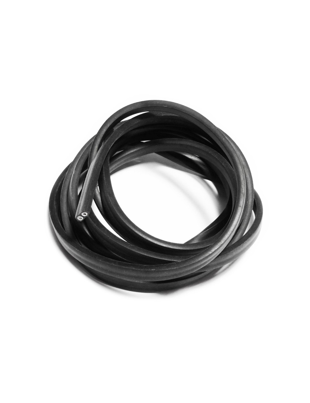 Paralelo plano negro 2x2,5mm exterior euro/m Paralelo plano negro 2x2,5mm exterior euro/m