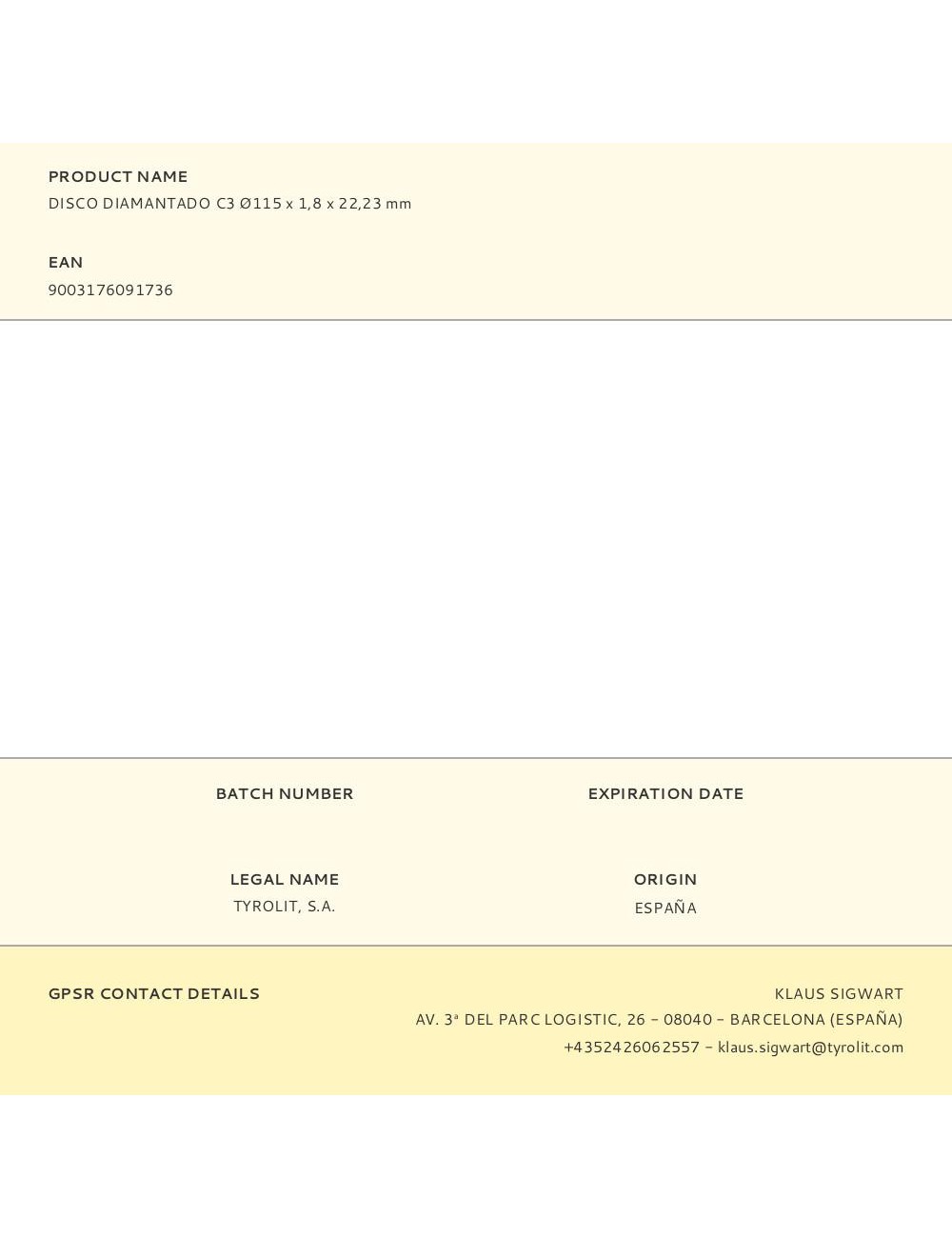 Disco diamantado c3 ø115 x 1,8 x 22,23 mm