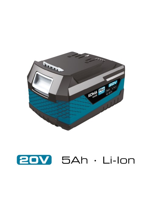Bateria li-ion 20 v 5.0 ah 11,8 x 7,4 x 6,7 cm