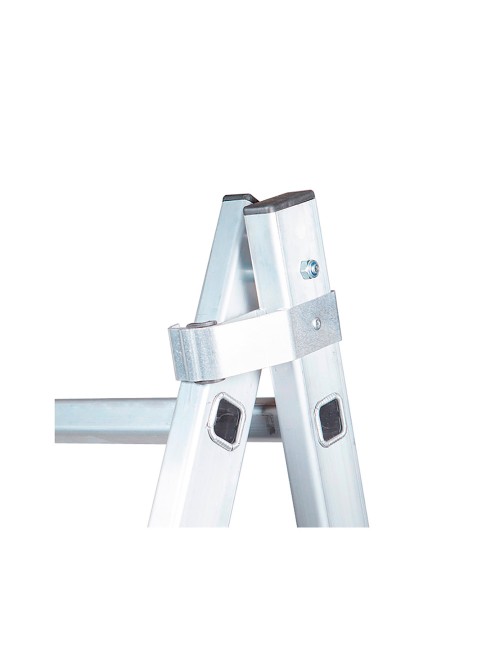 Escalera transformable de aluminio 2 x 9 peldaños