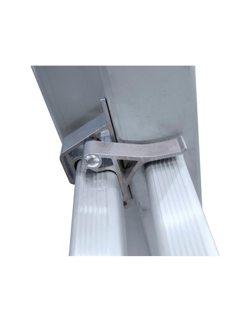 Escalera transformable de aluminio 3 x 9 peldaños