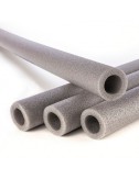 Coquilla polietileno 1 m gris espesor 10 mm, interior ø28 mm