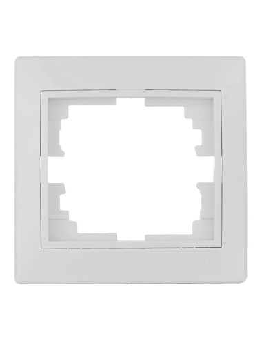 Marco para 1 elemento blanco serie europa 83 x 81 x 10 mm