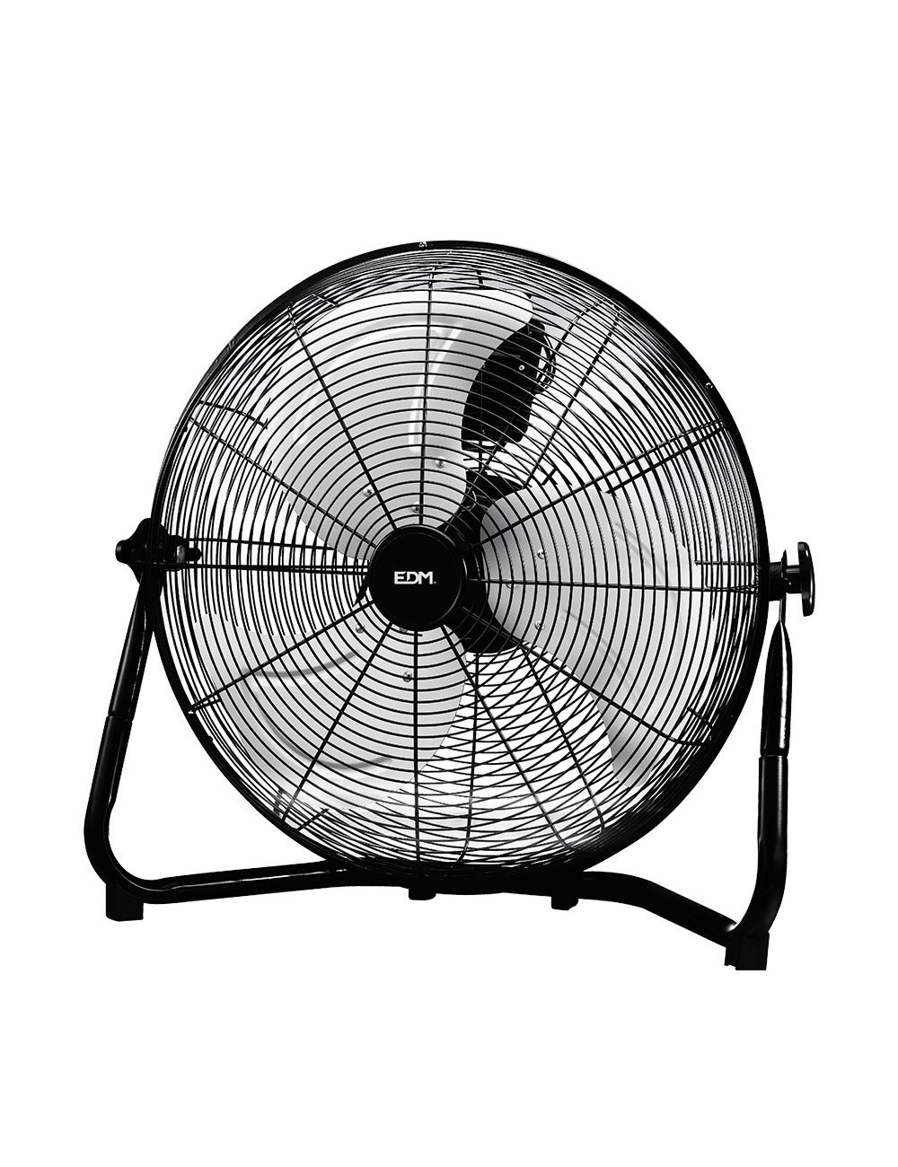 Ventilador industrial de suelo. color negro 120w aspas: ø50x58cm edm Ventilador industrial de suelo. color negro 120w aspas: ø50x58cm edm