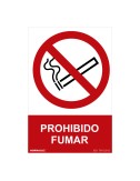 Cartel "prohibido fumar" (pvc 0,7mm) 30x40cm normaluz