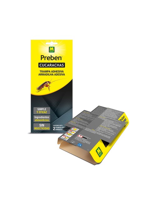 Trampa adhesiva para cucarachas 5 uds